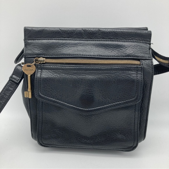 Fossil Bags Fossil Boho Leather Crossbody Bag With Gold Key Hangtag Poshmark